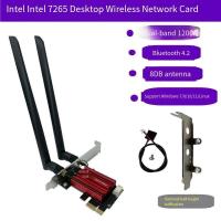 Intel AX210 200 WIFI6E 5G Tarjeta de red inalámbrica PCIE integrada de escritorio de doble banda Bluetooth 5.3 - details 0