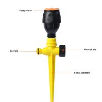 Aspersor de jardín con rotación de 360 °, sistema de riego automático agrícola, rociador de césped - details 1