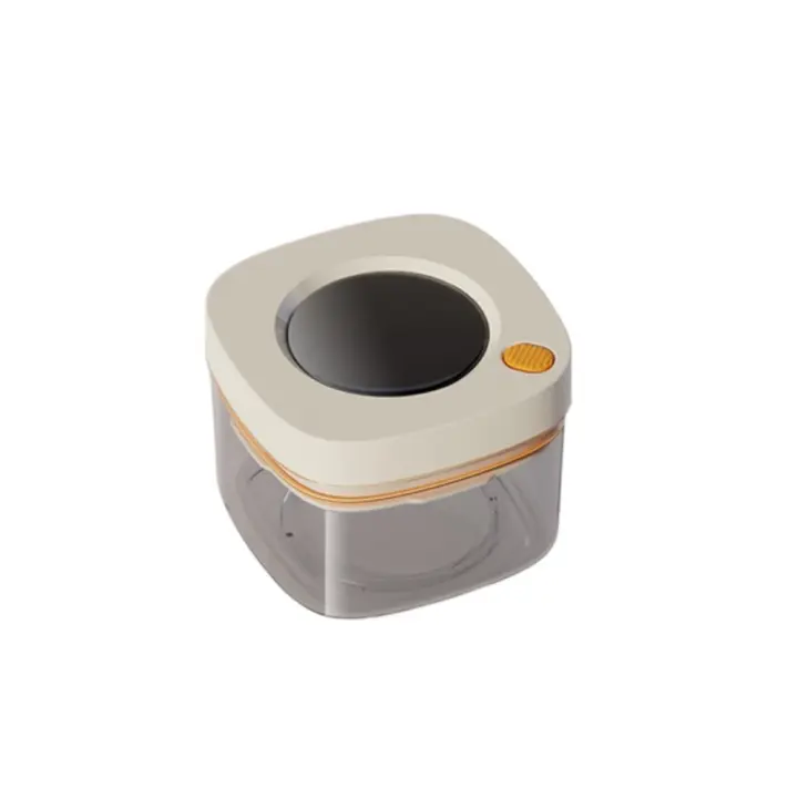 Caja de contenedor con sellado al vacío de 380/1100/1800ml, latas de granos de plástico para mantenimiento fresco, tarro sellado de calidad alimentaria tipo prensa, caja de almacenamiento de alimentos - 1