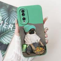 Funda de teléfono para Honor 90 lite 90pro, cubierta trasera de dibujos animados, suave, mate, Silicona - details 16