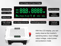 Inversor de onda sínusoidal puro 24V a 230V 3500W 7000W Convertidor de voltaje Solar Caravana - details 2