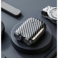 Afeitadora Eléctrica Portátil Mini Recortadora de Barba Afeitadora de Doble Cabeza - details 8