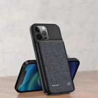 Funda Cargador De Batería Para IPhone 11 12 Pro Max XR XS Max, Funda De Carga Externa, Banco De Energía Portátil Para IPhone 13 Pro Max. - details 3