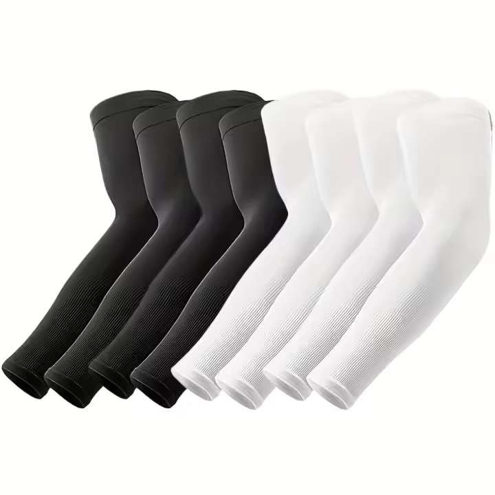 4 Pares de Fundas Ultra Transpirables para Mangas - Tejido de Poliamida Absorbente, Lavables en Máquina y Perfectos para Deportes y Actividades al Aire Libre - 1