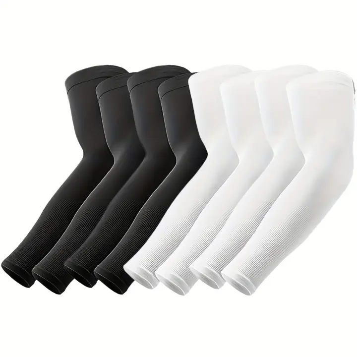 4 Pares de Fundas Ultra Transpirables para Mangas - Tejido de Poliamida Absorbente, Lavables en Máquina y Perfectos para Deportes y Actividades al Aire Libre - 1