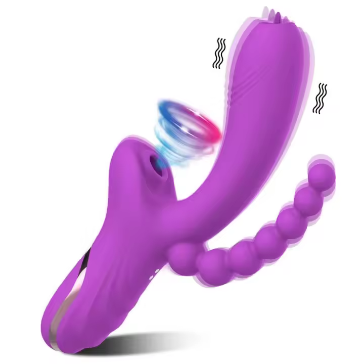 Leten 3 en 1 succionador de clítoris, vibrador de succión de Vagina, estimulador de clítoris, mamada, pezón Oral, Juguetes sexuales para adultos, 18 productos para mujeres - 1