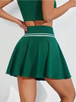 Falda de tenis de una pieza, falda deportiva, falda de bádminton, tejido sin costuras, sensación elástica de cuatro lados, secado rápido - details 5