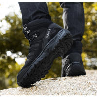 Botas de entrenamiento de combate tácticas para hombre, zapatos de senderismo de respuesta rápida antidesgaste para acampar al aire libre, zapatillas de pesca y caza - details 15