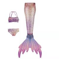 Traje de baño de sirena traje de baño para niños nueva niña traje de princesa de sirena cola de sirena traje de rendimiento para niños - details 3