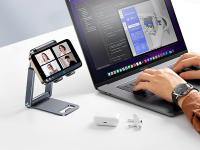 Soporte de Teléfono UGREEN de Aluminio Ajustable Soporte de Montaje para iPhone y Tabletas - details 0
