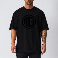 Camiseta de Músculo para Hombres Muscleguys Talla Grande con Hombros Caídos T-Shirt Deportivo de Malla Secado Rápido Fitness Gimnasio Top de Manga Corta Cuidado de la Prenda: Lavado en Máquina - details 1