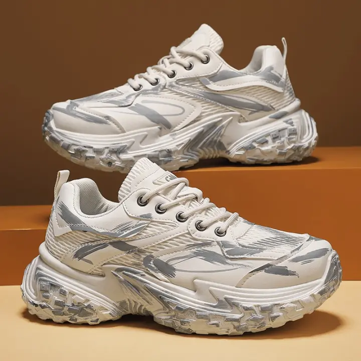 Nuevos Zapatos Deportivos Para Hombre Transpirables Antideslizantes Casuales Plataforma Resistente Al Desgaste Suela Suave Para Caminar - 1
