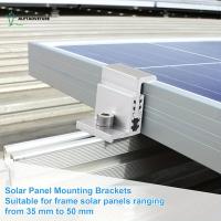 Kit de Gutter de Tierra Ajustable de Aluminio Clips de Montaje de Panel Solar Soporte Z - details 2