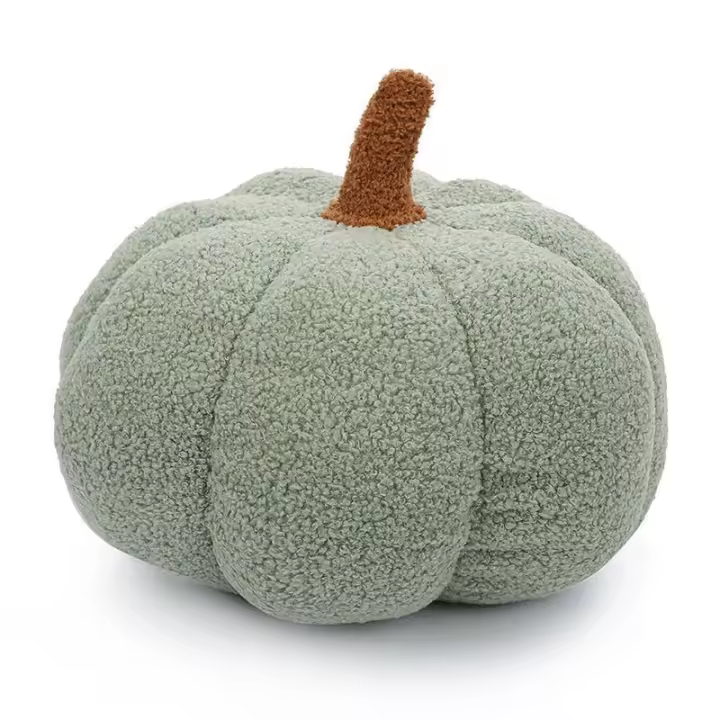 Almohada de calabaza suave, cojín para sofá, dormitorio, regalos para niños, decoración relajante de Halloween, juguetes de peluche, almohadas - 1