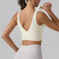 Hmidou Sujetador deportivo para mujer, ropa interior sexy push-up para yoga, correr, gimnasio, tops Fiess, camiseta sin mangas de verano - details 3