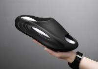 Zapatillas de Baño Unisex con Suela Gruesa Moda Hombres Zapatos de Playa EVA Suaves Antideslizantes Talla Grande Color Sólido Material Superior - details 17