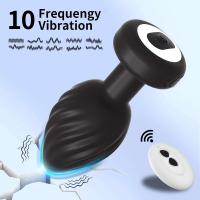 Leten Vibrador Anal 10 Velocidades Control Remoto Masajeador Prostatea - details 1