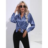 Camisa de satén para mujer, blusa de manga larga, nuevo estilo primavera/verano, ropa de mujer - details 90