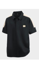 Camiseta manga corta hombre polo holgado antibacteriano adelgazante polo cómodo transpirable - details 7