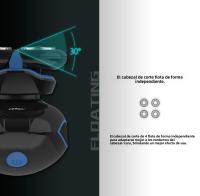 Juego de balmer multifuncional de 8W, Afeitadora eléctrica para hombres, afeitadora con cabezal flotante recargable y lavable - details 1