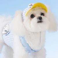 Conjunto de arnés ajustable para perro, suave con cuerda de tracción, cuerda para caminar para perro, patrón a cuadros, chaleco transpirable para perro, arnés para exteriores - details 8