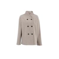 Chaqueta Vintage marrón con cuello en V para mujer, ropa de abrigo para ir al trabajo, estilo callejero a la moda, Otoño e Invierno 2024 - details 1