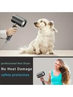 Negative ion electric hair dryer, hot and cold wind alternating electric hair dryer, mute electric hair dryer, home, portable, high power, 3 wind speed, 3 temperature control, folding, diffusion nozzle, collector nozzle, curly hair care - details 5