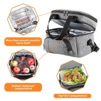 Bolsa de Almuerzo Térmica Portátil con Doble Aislamiento Bolsa Aislante Térmica Impermeable para Picnic con Correa Ajustable - details 14