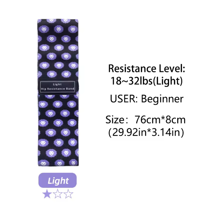Bandas Elásticas de Resistencia para Hombres y Mujeres Equipo de Gimnasio Yoga Para Sentadillas y Estiramientos Loops de Fiess - 1