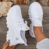 Zapatillas de Malla Tejida para Mujer Versátiles de Verano, Delgadas, Transpirables, Deportivas - details 11
