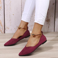 Zapatos planos de punta estrecha con estampado de leopardo para mujer, zapatillas informales transpirables sin cordones para exteriores, 2022 - details 15
