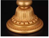 Soporte de Lámpara de Mariposa de Cobre Dorado Obra Maestra, Textura Clara, Diámetro 9.5cm, Grande - details 8