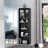 Libreria Estanteria con 5 Compartimentos, Estanteria Almacenaje para Libros, Estanterias de Madera, Mueble Almacenaje, Estanteria Habitacion - Madera Clara, Roble Sonoma - details 1