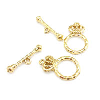 Pulsera de Tirantes Geométricos de Latón Dorado 18K Clasps para Hacer Joyería DIY - details 115