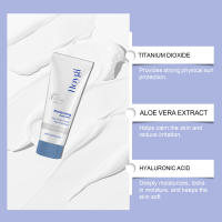 Crema protectora hidratante suave que uniforma el tono de la piel La protección física protege la piel contra daños UV adecuada para cualquier esquí - details 4