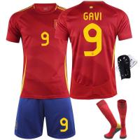Camiseta España UEFA EURO 2024 Gavi 9 Pedri 26 Morata 7 Rodri 16 - Camiseta Selección Española Adulto Hombre/Mujer/Fútbol - Tecnología Dry Fit - details 3