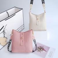 Bolsos cruzados de Color sólido con correa con estampado de letras simples, bolso de mensajero, bolsos de hombro, bolsos de mujer - details 3