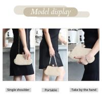 Bolso de mano de cena de perlas para mujer, bolso de mano con cuentas de cristal, adecuado para bodas, novias, fiestas, bailes - details 5