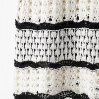 Vestido casual corto y sencillo a rayas con cuello halter, sin mangas, novedad de verano 2025 para mujeres con temperamento. - details 5