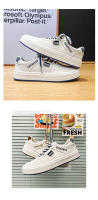 Zapatos blancos grandes de suela gruesa y punta redonda para hombre, tendencia ins otoño 2025, versión coreana, zapatos casuales para estudiantes, zapatos casuales, zapatos deportivos - details 7