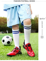 Zapatos de fútbol de marca para niños, zapatillas de fútbol antideslizantes para entrenamiento de campo de césped, tenis de fútbol, zapatillas de fútbol a la moda para niños - details 19