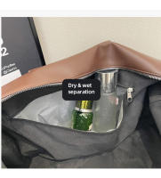 Bolsa de Deportes PU Bolsa de Gimnasio para Fitness y Yoga Bolsa Corta Húmeda y Seca para Acampar y Senderismo Bolsas de Mochila para Hombres - details 8