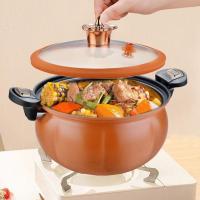 Olla de sopa de calabaza de hierro refinado antiadherente para el hogar, olla de micropresión de calabaza de 5/8L, estufa de Gas Universal de gran capacidad - details 5
