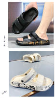 Sandalias para hombres nueva tendencia ligera suave cómoda parte inferior gruesa que aumenta el exterior impermeable antideslizante toboganes de playa conducción zapatillas de doble uso para hombres - details 5