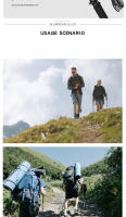 Bastones de Trekking ultraligeros ajustables, bastón de aleación de aluminio para caminar, Trail Running, senderismo, Alpenstock plegable para turismo - details 6