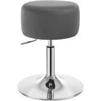 Taburete de Maquillaje Redondo Pequeño Giratorio de Altura Ajustable Taburete Bar Bajo PU para Tocador, Dormitorio, Oficina en Casa y Salón Blanco, BH14ws-1 - details 34
