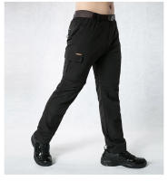 Pantalones tácticos de carga versátiles, impermeables, ligeros y extensibles para senderismo - details 2