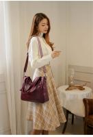 Bolso de cuero con asa superior para mujer, bolso de hombro femenino, de lujo, de diseñador - details 9