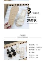 GIOIO, novedad de verano, suela de cáñamo de imitación, ropa de goma, zapatillas frescas con parte inferior de plástico, correas delanteras y traseras de moda con zapatos planos - details 2