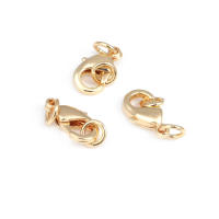 6 uds. De latón de Color dorado de 18K con cierres circulares de langosta, cierres para collares, pulseras, suministros para fabricación de joyas, accesorios Diy - details 6